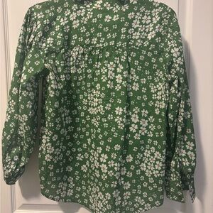 ROLLA'S Green Floral Blouse